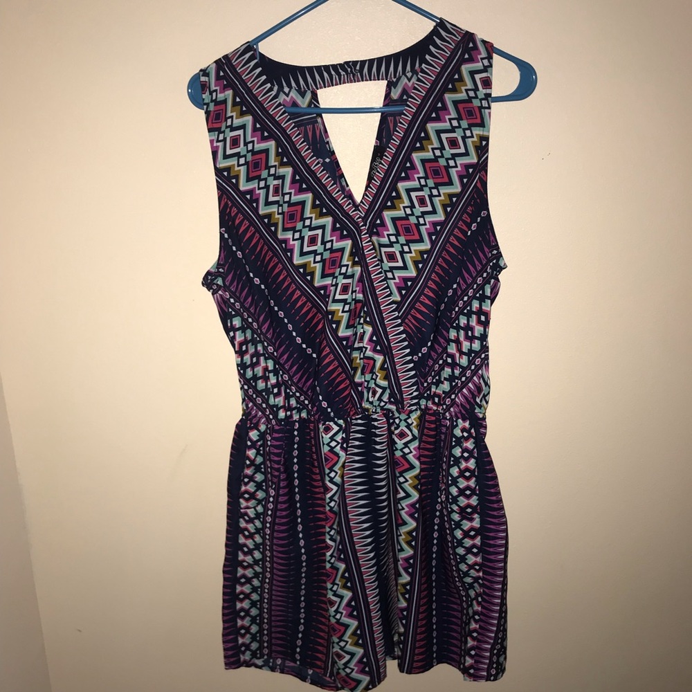 Tribal pattern romper